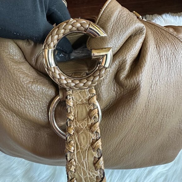 Authentic Gucci G Wave Large Leather Hobo Bag - Picture 12 of 17